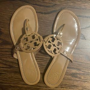 Tory Burch patent leather sandals